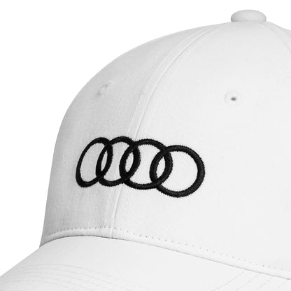 Cappellino Audi bianco