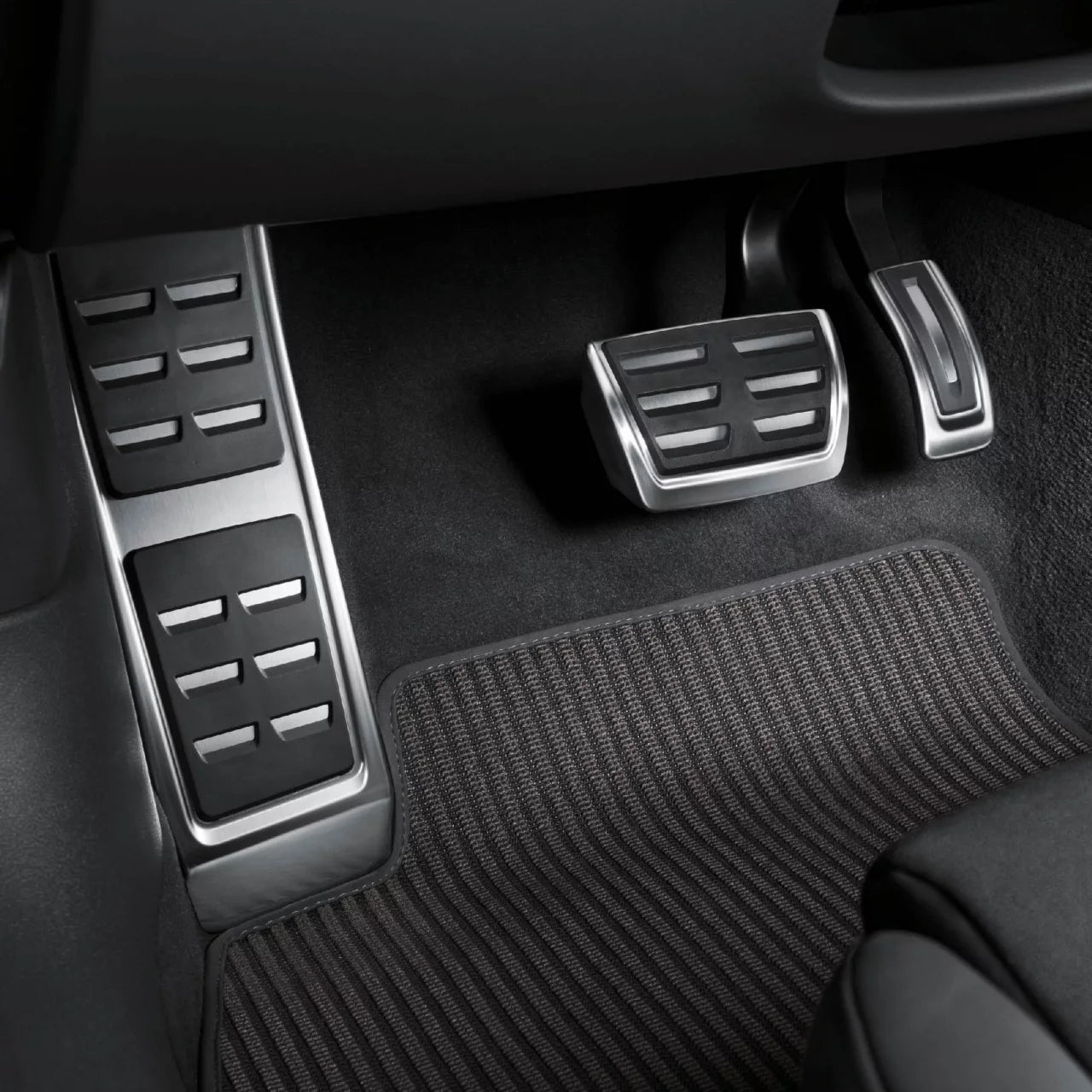 Poggiapiedi e copripedali in acciaio inox Audi Q5